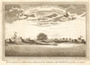 English Fort Komenda & Dutch Fort Vredenburg, Ghana. Commendo. SCHLEY 1748