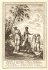 'Femmes d'Afrique, en differens habits'. West African women dress. SCHLEY 1748