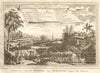 'Procession au Temple du Serpent'. Whydah. Des Marchais. Ouidah. SCHLEY 1748