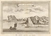 'Hu keu hyen'. View of Hukou, Jiangxi, China. Junks. SCHLEY 1749 old print