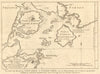 'Carte de la Baye de Chin-chew' Zhangzhou & Xiamen, China BELLIN/SCHLEY 1749 map