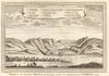 'La Grande Muraille'. Isbrand Ides China 1693 Great Wall. Qiqihar. SCHLEY 1749