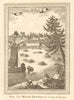 China. Hunting wild ducks disguised under floating wicker baskets. SCHLEY 1749