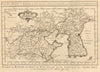 'Carte du Katay ou Empire de Kin'. Cathay. N China. Korea BELLIN/SCHLEY 1749 map