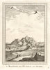 'Château de Putala'. The Potala Palace, Lhasa, Tibet. SCHLEY 1749 old print
