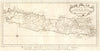 'Nouvelle Carte de l’Isle de Java'. Dutch East India Co. BELLIN/SCHLEY 1753 map