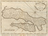 'Carte particulière de I’lsle d’Amboine'. Ambon, Maluku. BELLIN/SCHLEY 1755 map