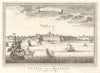 'Vue de Surate, du côté de la rivière'. View of Surat. Gujarat India SCHLEY 1755