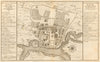Town city 'Plan de la Ville de Louvo'. Lopburi, Thailand. BELLIN/SCHLEY 1755 map