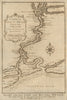 'Cours du Menam…' Chao Phraya river Siam Thailand Bangkok BELLIN/SCHLEY 1755 map