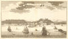 'Malaka'. View of Malacca city, Malaysia. East Indies. SCHLEY 1755 old print