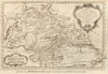 'Indoustan'. India north sheet. Hindustan Pakistan Nepal. BELLIN/SCHLEY 1755 map