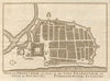 'Ville de Tranquebar &… Dansbourg'. Tharangambadi. BELLIN/SCHLEY 1756 old map