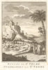'Ruines de St. Thomé'. India. St Thomas Mount, Chennai. SCHLEY 1756 old print