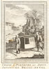 'Chaise à porteurs du Japon'. Japanese litter sedan chair koshi ren. SCHLEY 1756