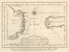 'Carte du Détroit de le Maire' Strait. Tierra del Fuego. BELLIN/SCHLEY 1757 map