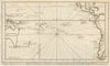 'Carte réduite de la Mer du Sud'. Pacific Ocean. BELLIN/SCHLEY 1757 old map