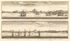 Patagonia coast profile. Puerto San Julian bay. Argentina. SCHLEY 1757 print