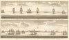 Argentina coast profile. Cabo Virgenes. Tierra del Fuego. Le Maire. SCHLEY 1757