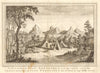Anson's camp on Isla Robinson Crusoe, Juan Fernandez islands, Chile. SCHLEY 1757