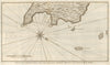 'Plan de… l’lle de Quibo'. Cioba Island, Panama. BELLIN/SCHLEY 1757 old map