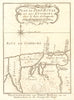 'Port Royal… Baye de Campeche'. Mexico Cuidad del Carmen. BELLIN/SCHLEY 1762 map