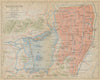 'Hangchow'. Hangzhou antique town city plan. China 1915 old map chart