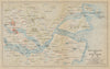 'Environs of Foochow'. Fuzhou region antique map. China 1915 old