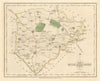 Antique county map of RUTLANDSHIRE by JOHN CARY. Original outline colour 1793