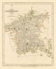 Antique county map of WORCESTERSHIRE by JOHN CARY. Original outline colour 1793