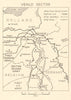 Advance to Nijmegen. Venlo Sector, October 1944 World War 2 Netherlands 1968 map