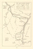 Allies advance on the Southern Front, January 1945. Alsace Lorraine WW2 1968 map
