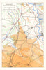 Operation Grenade. Roer river 1945 Roermond Düren US 9th Army Rhineland 1968 map