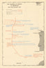 Battle of the Atlantic. Convoy SL 139/MKS 30, 14-22 November 1943 1954 old map