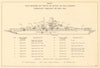 Fleet Air Arm hits on Turpitz. Operation Tungsten 3 April 1944 Kaafjord 1954 map