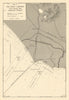 Anzio Landings. Operation Shingle, 22nd January 1944. World War 2 1954 old map