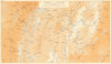 Imphal-Bhamo 1943/44. Burma Manipur India. Airfields. World War 2 1961 old map