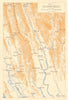 Burma Campaign 1944. World War 2. Arakan. Kaladan Valley 1961 old vintage map