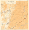 Salween Front 1944 airfields. Burma Campaign. World War 2. Myitkyina 1961 map