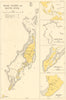 Palau Islands & Ulithi Atoll. Operation Forager. Pacific Campaign. WW2 1965 map