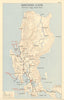 Battle of Luzon. S-Day. January 1945. Philippines Campaign. World War 2 1965 map