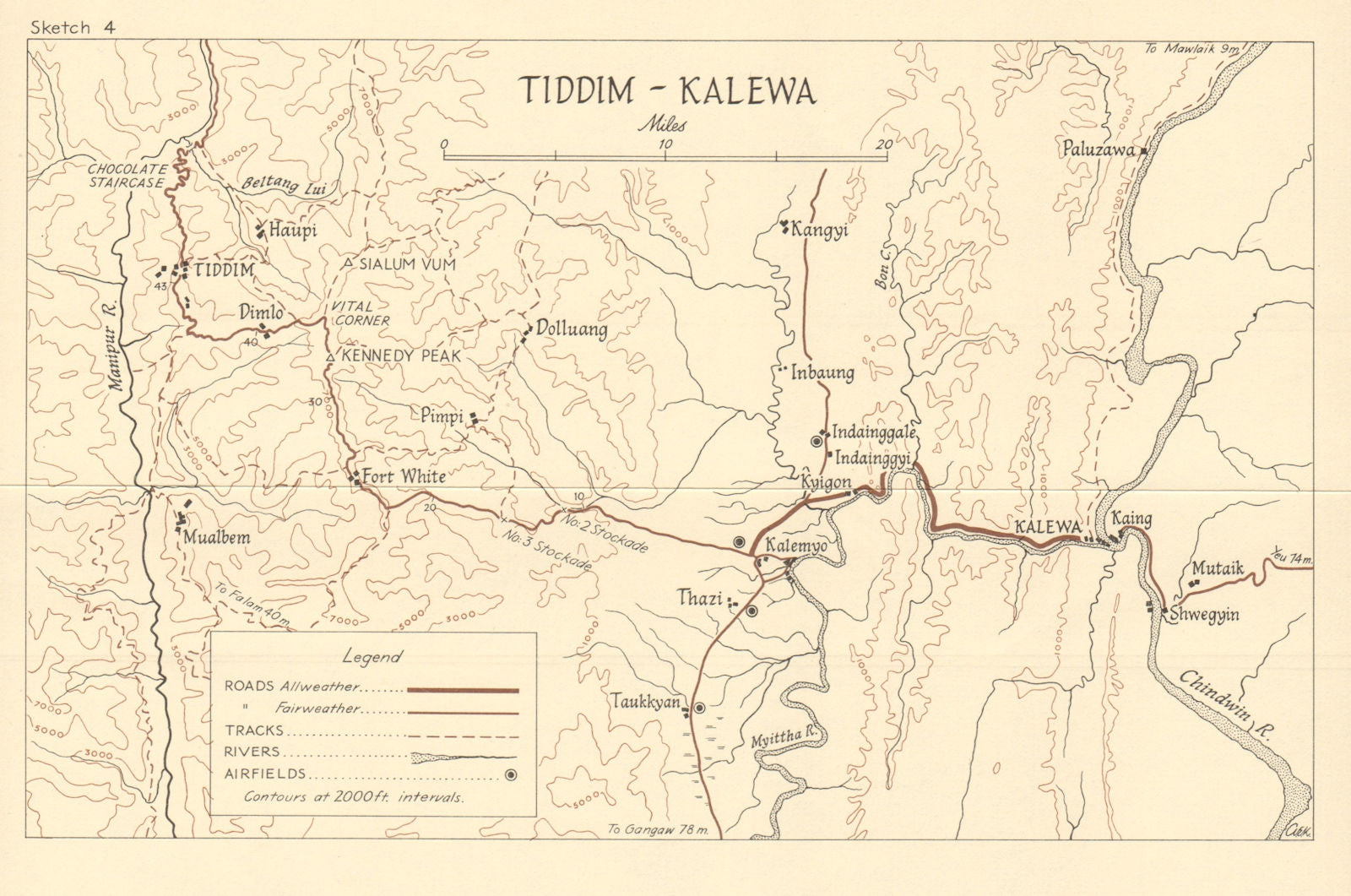 Burma Campaign. Tiddim-Kalewa. Battle of Meiktila/Mandalay Dec 1944 WW2 ...