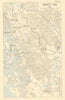 Burma Campaign 1945. Dalet-An rivers. World War 2 1965 old vintage map chart