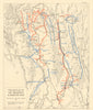 Capture of Rangoon Apr-May 1945. Burma Campaign. Irrawaddy. WW2 1965 old map