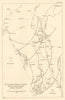 Burma Campaign 1945. Range of Transport Aircraft from Air Bases. WW2 1965 map