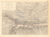 Battle of Bussaco 17 September 1810. Buçaco Portugal. Peninsula War 1850 map