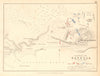 Battle of Barrosa/Chiclana/Cerro del Puerco 5 March 1811. Peninsula War 1850 map