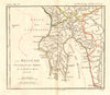 ANCIENT GREECE. Méssénie (Messenia). Coloured. BARBIÉ DU BOCAGE 1790 old map