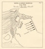 Mers-el-Kebir 3 July 1940 French Fleet attack Operation Catapult Sketch map 1954