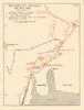 Battle of Cape Spada, 19th July 1940. Crete. Sketch map. World War 2 1954